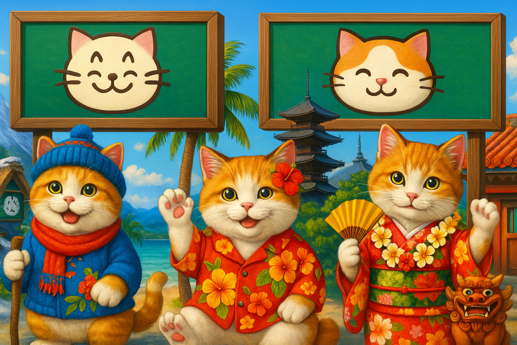 猫のご当地ゆるキャラ